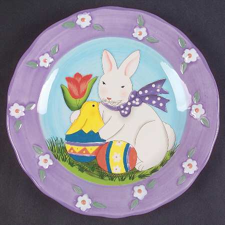Bunny Patch Salad/Dessert Plate