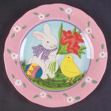 Bunny Patch Salad/Dessert Plate