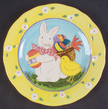 Bunny Patch Salad/Dessert Plate