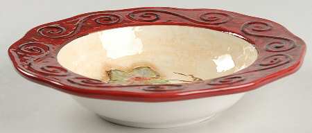 Tuscan Winery Rim Soup Bowl