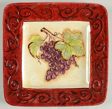 Tuscan Winery Salad/Dessert Plate