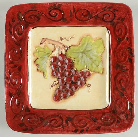 Tuscan Winery Salad/Dessert Plate