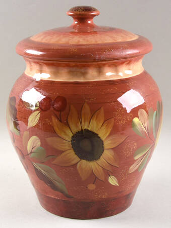 Tuscan Morning Sugar Canister & Lid