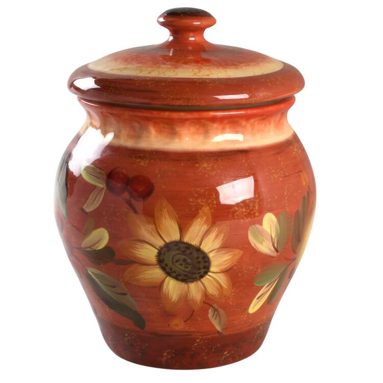 Tuscan Morning Medium Canister & Lid