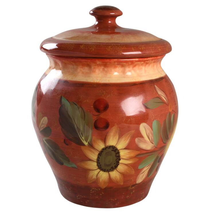 Tuscan Morning Large Canister & Lid