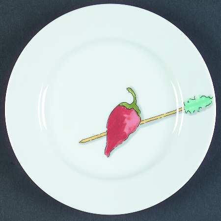 Tidbits Canape Plate