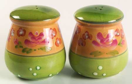 Tuscan Floral Salt & Pepper Set