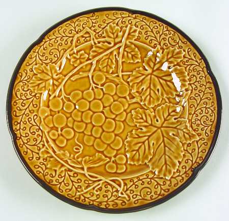 Bordeaux Gold Salad/Dessert Plate