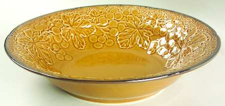Bordeaux Gold 14" Large Salad Serving Bowl