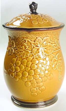 Bordeaux Gold Extra Large Canister & Lid
