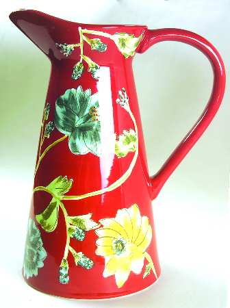 Field Flowers (Hand Painted) 128 Oz Pitcher