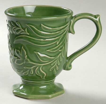 Field Flowers Green Mug