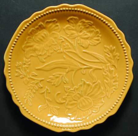 Field Flowers Gold Salad/Dessert Plate