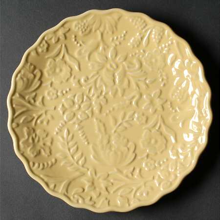 Josephine Yellow Salad/Dessert Plate