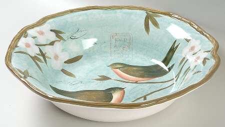 Natures Garden 13" Pasta Serving Bowl