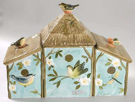 Natures Garden Figural Canister - Set of 3
