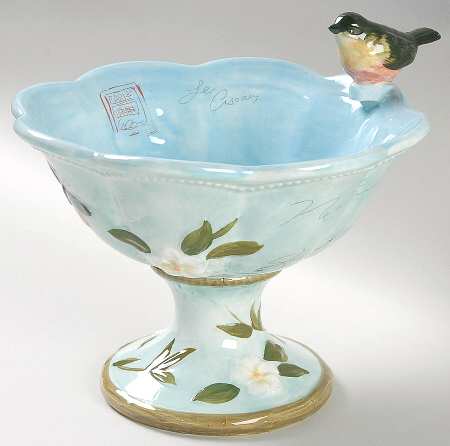 Natures Garden Round Compote (Height X Width)