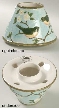 Natures Garden Shade for Candle Lamp