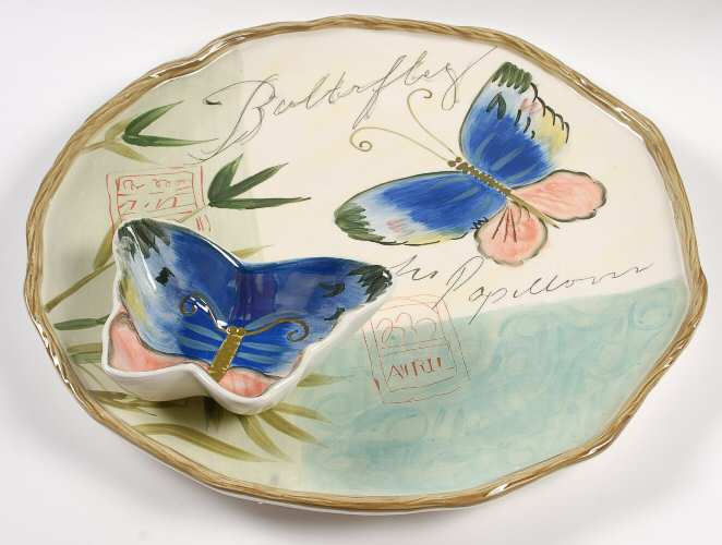 Natures Garden (2 Piece) Chip & Dip Set