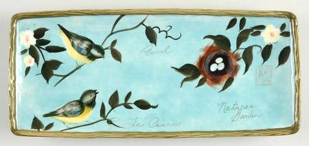 Natures Garden Rectangular Tray 11"