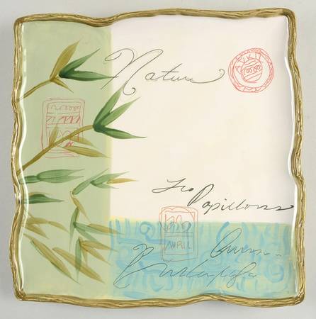 Natures Garden 10" Square Tray
