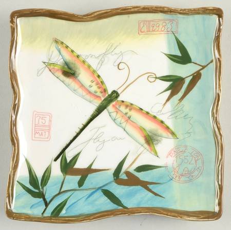 Natures Garden Canape Plate