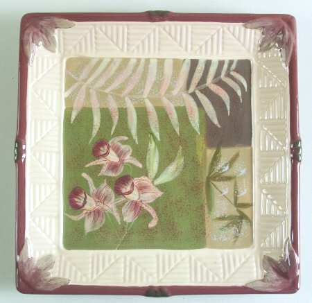 Rainforest Salad/Dessert Plate