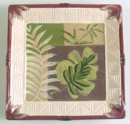 Rainforest Salad/Dessert Plate