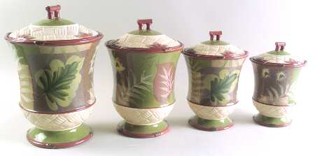 Rainforest (4 Piece) Canister Set (Box Set)