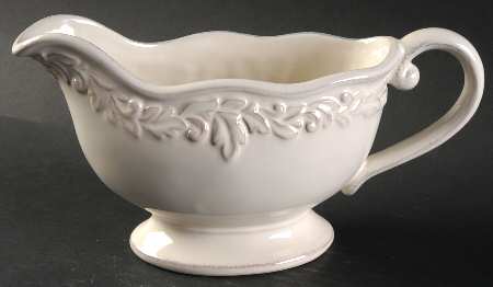 Renaissance Ivory Gravy Boat