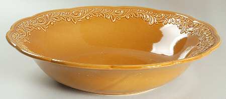 Renaissance Gold 14" Large Salad Serving Bowl
