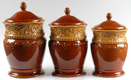 Venetian (3 Piece) Canister Set (Box Set)