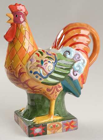 Barnyard Figural Pitcher