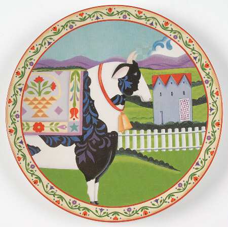 Barnyard Salad/Dessert Plate