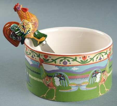 Barnyard Dip Bowl & Spreader Set