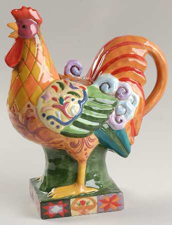 Barnyard Figural Teapot & Lid