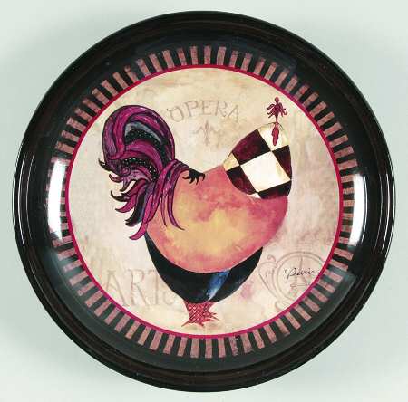 Paris Rooster 9" Soup/Pasta Bowl