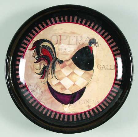 Paris Rooster 9" Soup/Pasta Bowl
