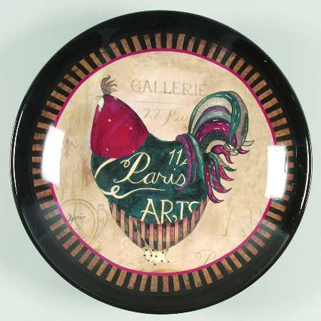 Paris Rooster 13" Pasta Serving Bowl