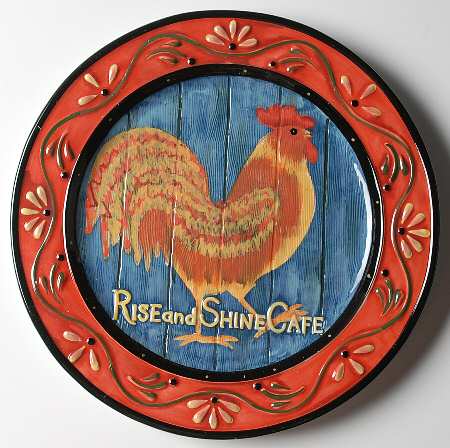 Rooster Inn Dinner Plate