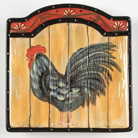 Rooster Inn Canape Plate