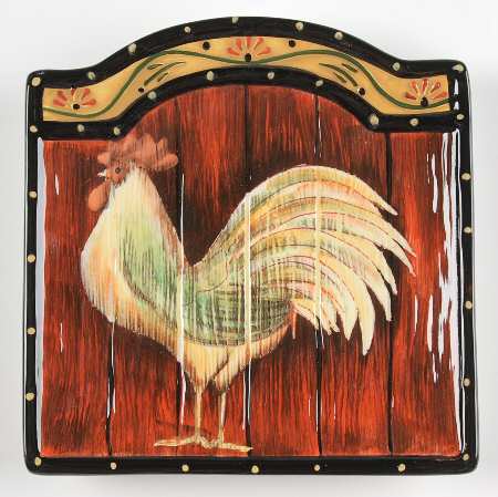 Rooster Inn Canape Plate