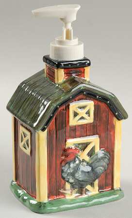 Rooster Inn Figural Lotion Dispenser