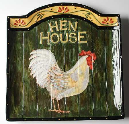Rooster Inn Square Service Plate (Charger)