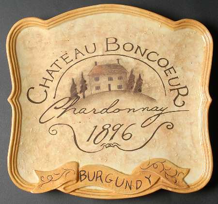 Grand Vin Square Service Plate (Charger)