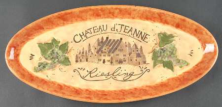 Grand Vin 19" Fish Platter