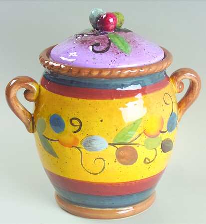 Valencia Medium Canister & Lid