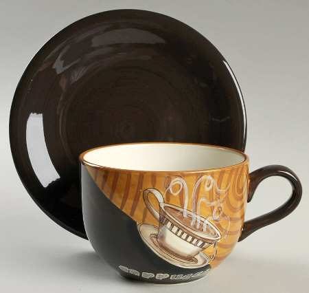 Coffee Break Cafe Au Lait Cup & Saucer Set