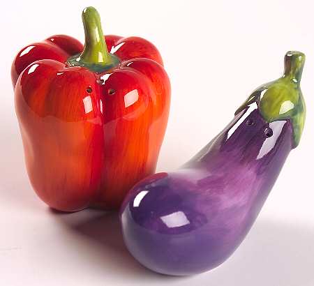 Garden Fresh Figural Salt & Pepper Set
