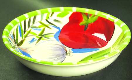 Garden Fresh 9" Individual Pasta Bowl